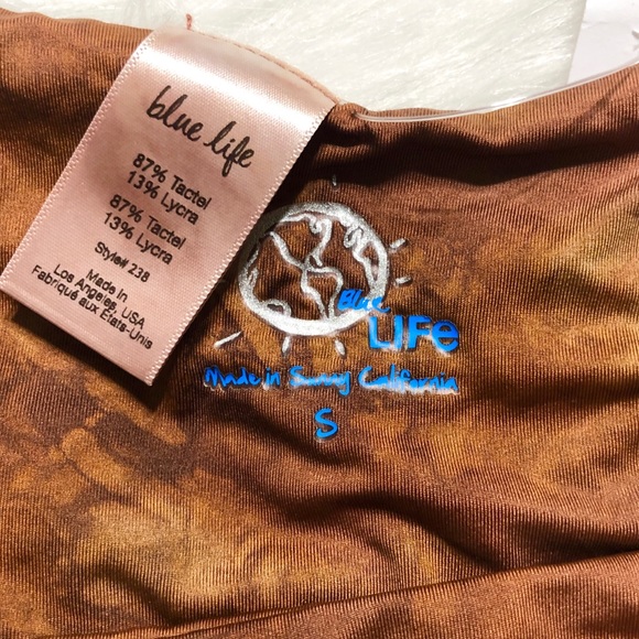 NWT Blue Life Sweetheart Cheeky Bikini Bottoms Small - Picture 4 of 8